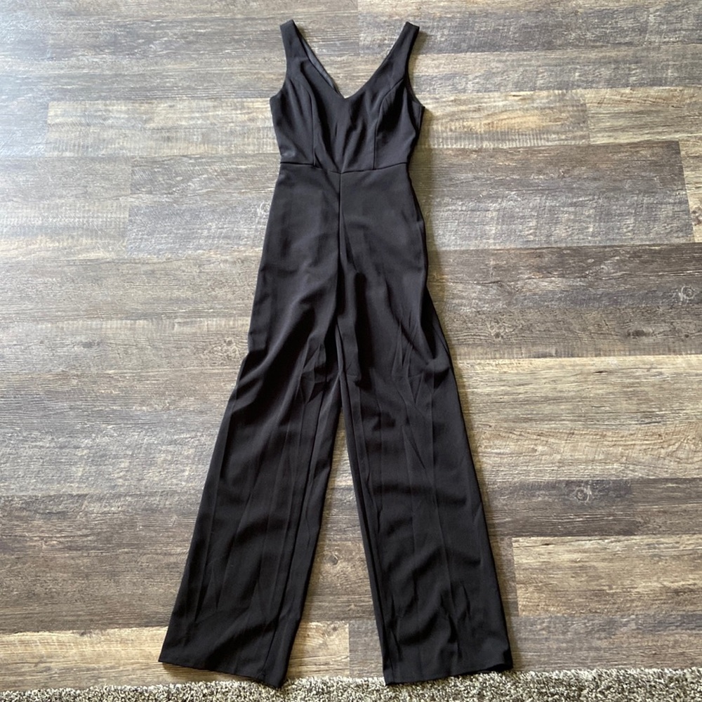 black jumpsuit
